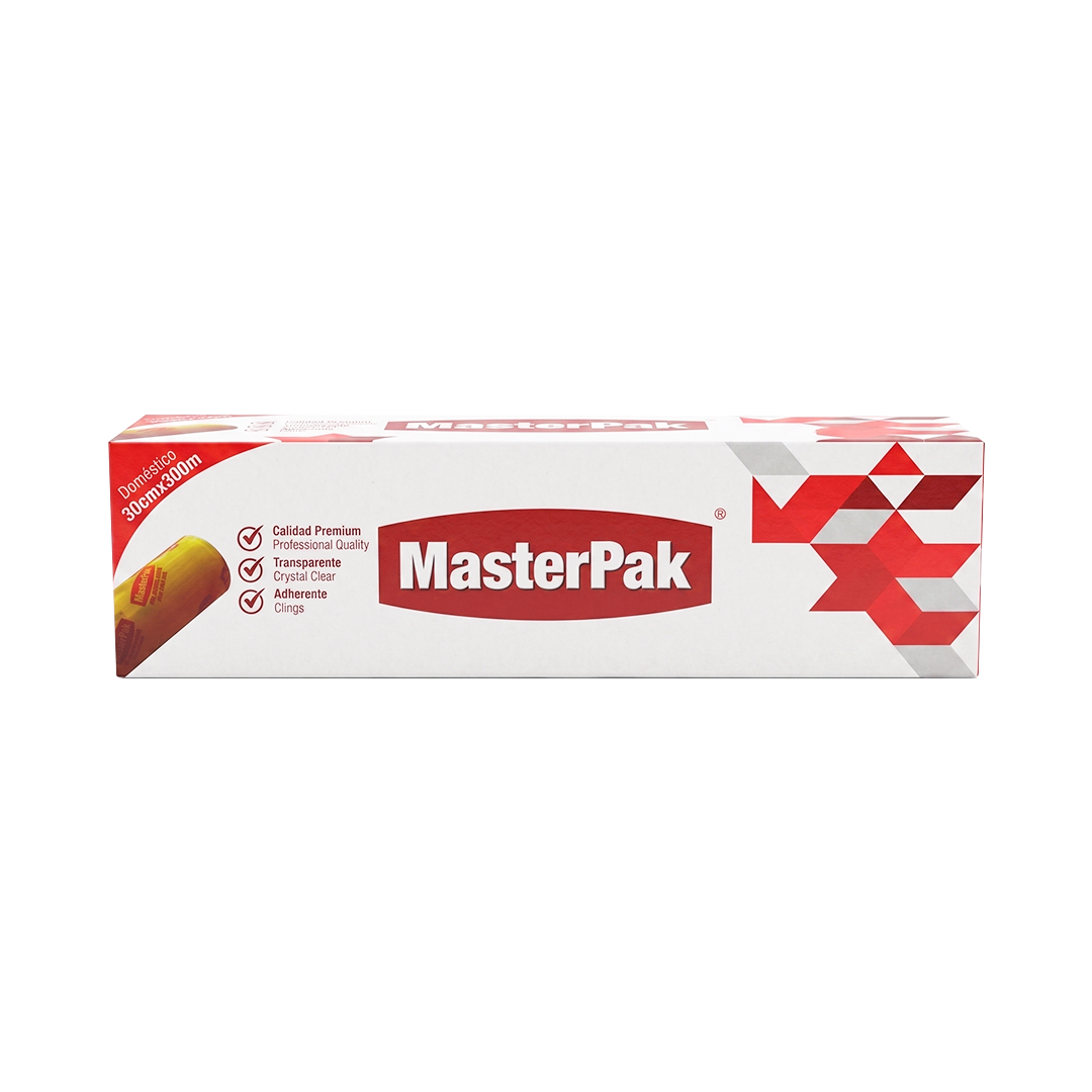 Película Plástica Grado Alimenticio Masterpak (Caja) Doméstico 30 cm x 300 m - 0